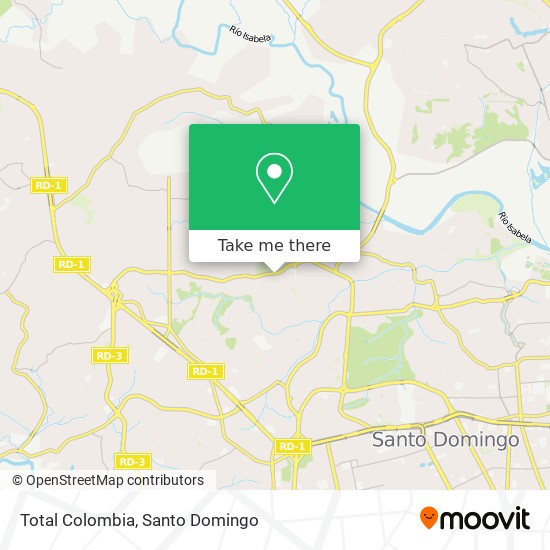 Total Colombia map
