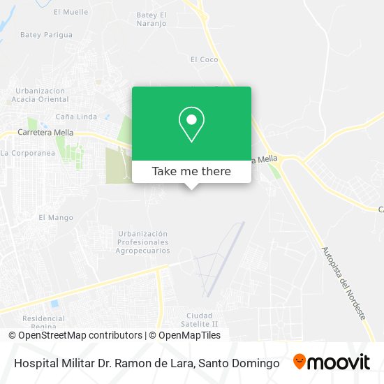 Hospital Militar Dr. Ramon de Lara map