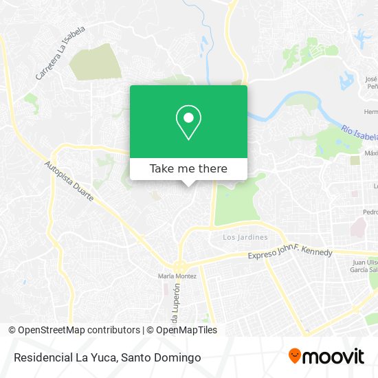 Mapa de Residencial La Yuca