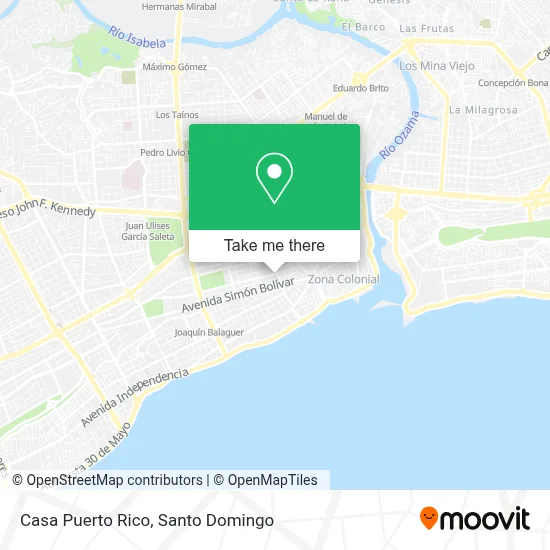 Casa Puerto Rico map