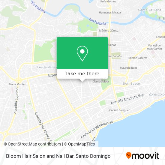 Bloom Hair Salon and Nail Bar map