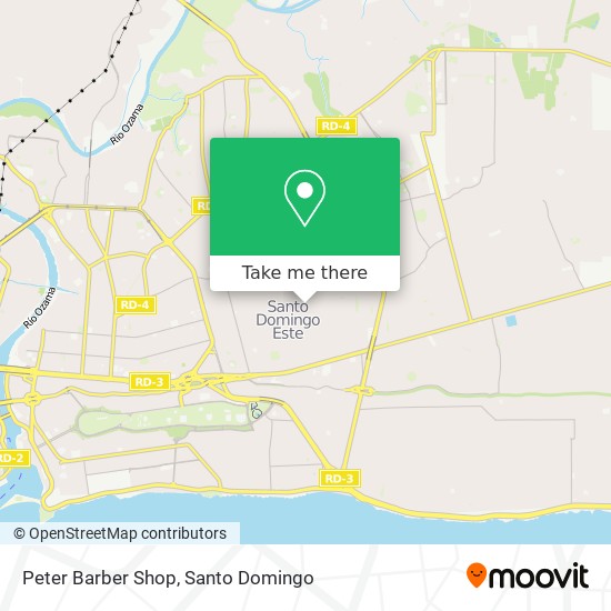 Mapa de Peter Barber Shop