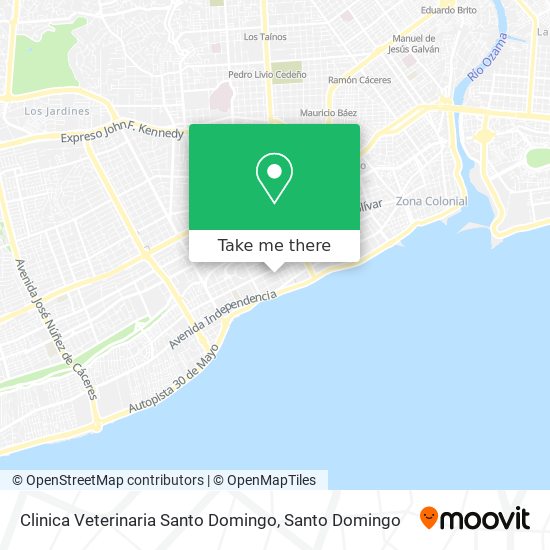 Clinica Veterinaria Santo Domingo map