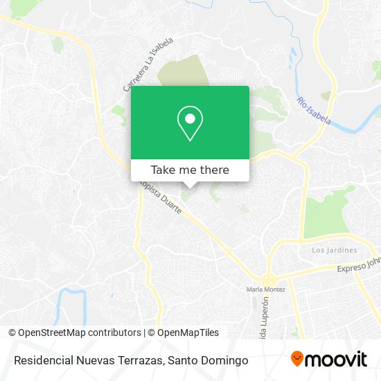 Residencial Nuevas Terrazas map