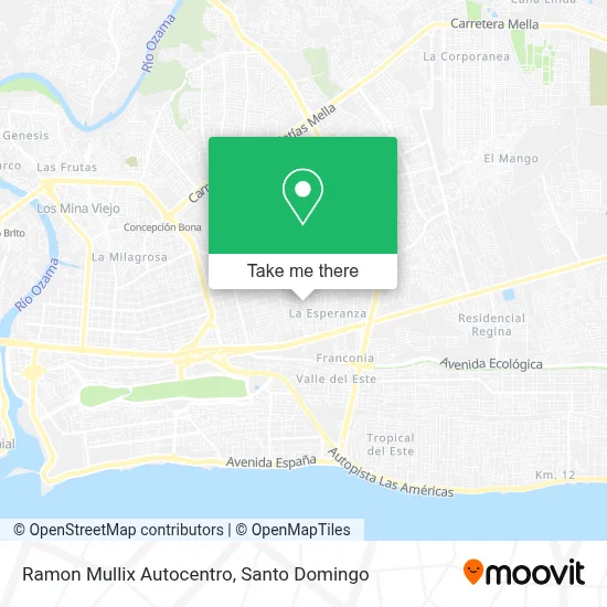Ramon Mullix Autocentro map