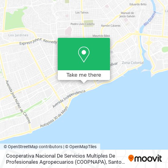 Cooperativa Nacional De Servicios Multiples De Profesionales Agropecuarios (COOPNAPA) map