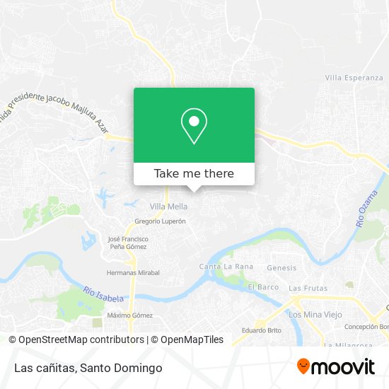 Mapa de Las cañitas