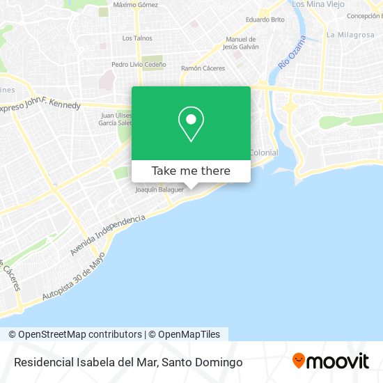 Residencial Isabela del Mar map