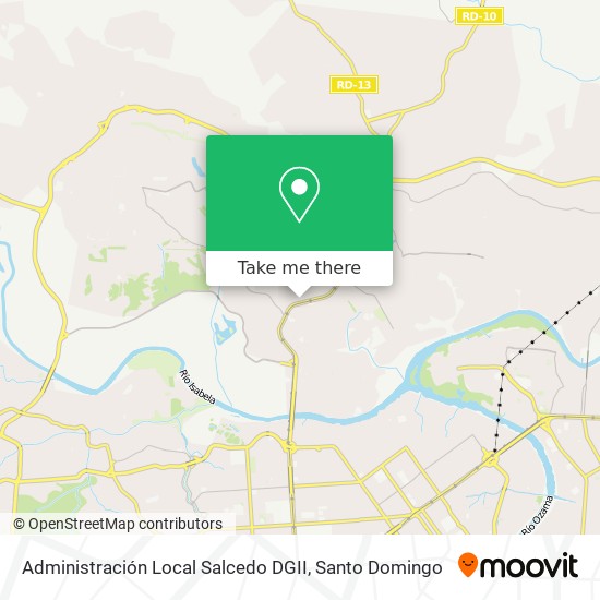 Administración Local Salcedo DGII map