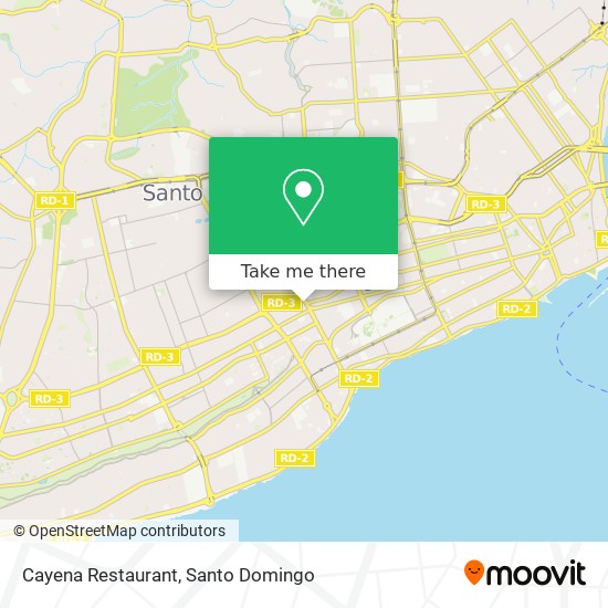 Cayena Restaurant map