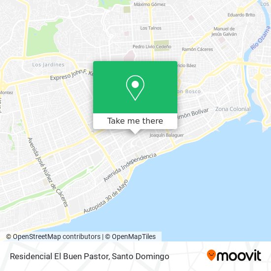 Residencial El Buen Pastor map