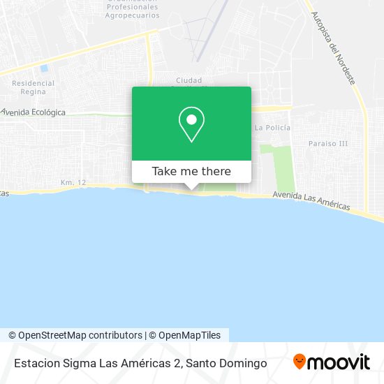 Estacion  Sigma Las Américas 2 map
