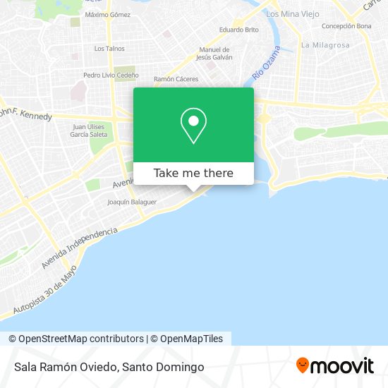 Sala Ramón Oviedo map
