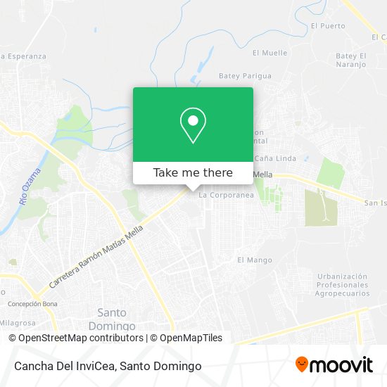 Cancha Del InviCea map