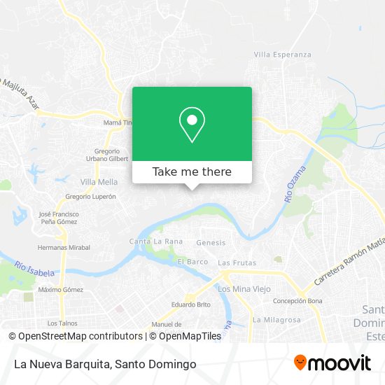 La Nueva Barquita map