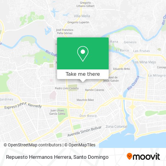 Repuesto Hermanos Herrera map