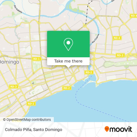 Colmado Piña map