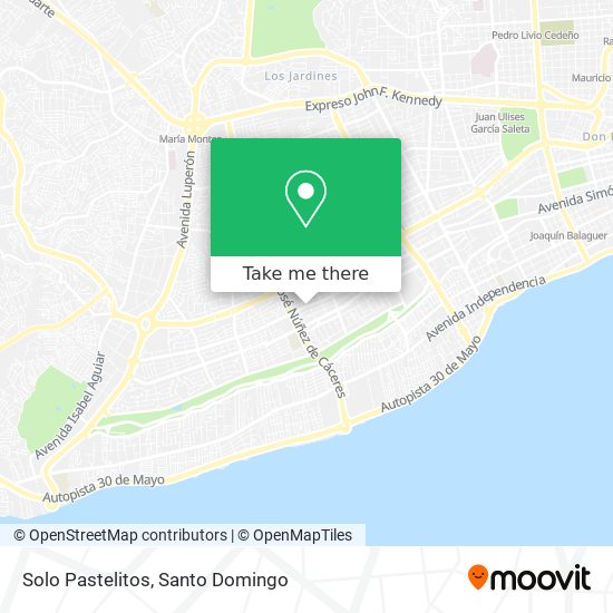 Mapa de Solo Pastelitos