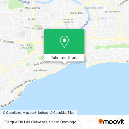 Parque  De Las Cervezas map