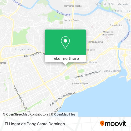 El Hogar de Pony map