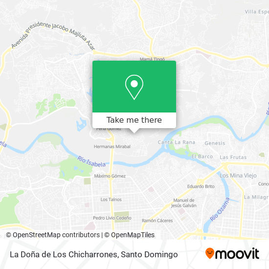 La Doña de Los Chicharrones map