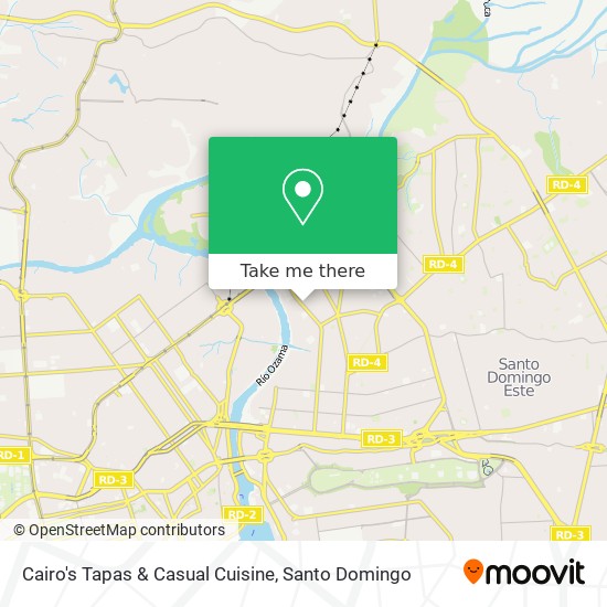 Mapa de Cairo's Tapas & Casual Cuisine