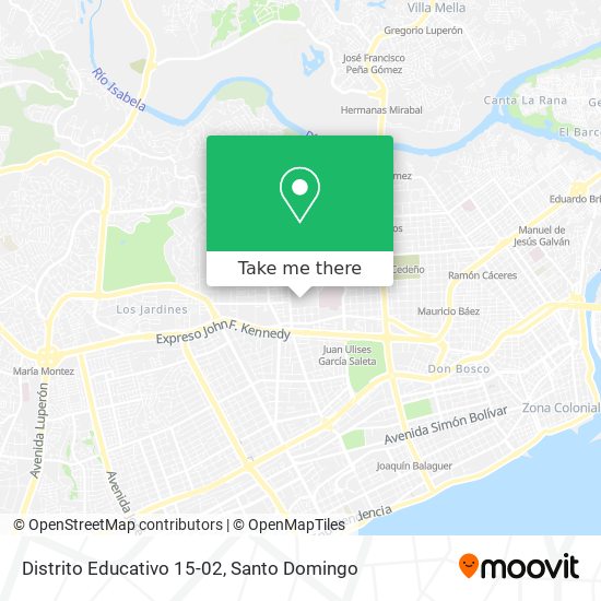 Distrito Educativo 15-02 map