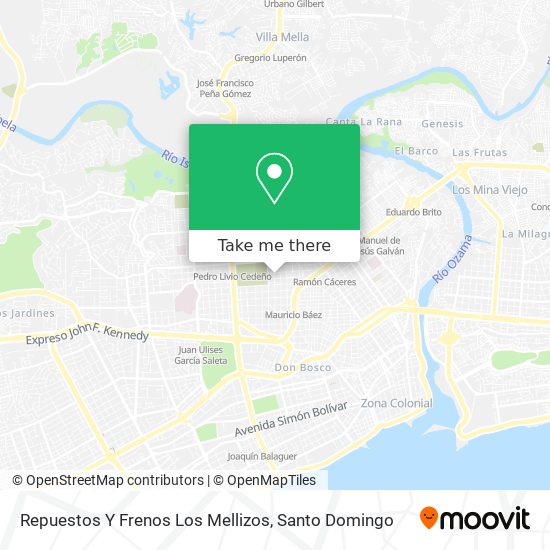 Repuestos Y Frenos Los Mellizos map