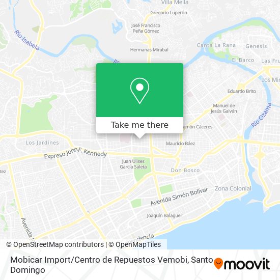 Mobicar Import / Centro de Repuestos Vemobi map