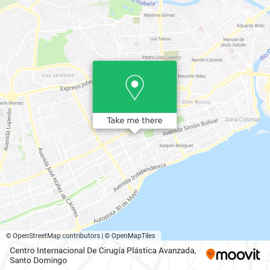 Centro Internacional De Cirugía Plástica Avanzada map