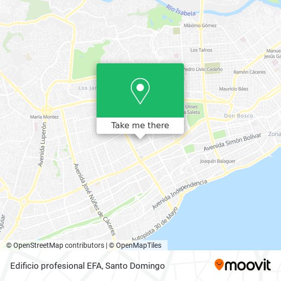 Edificio profesional EFA map