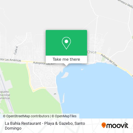 Mapa de La Bahía Restaurant - Playa & Gazebo