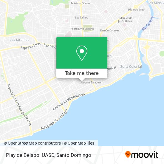 Play de Beisbol UASD map