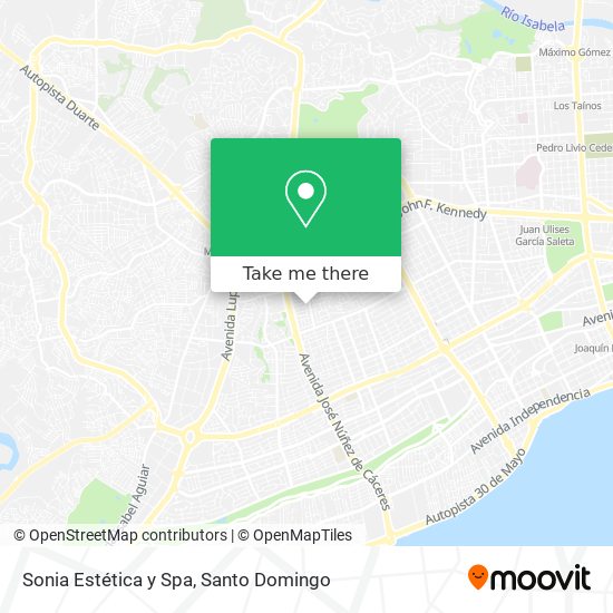 Sonia Estética y Spa map