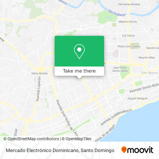 Mercado Electrónico Dominicano map
