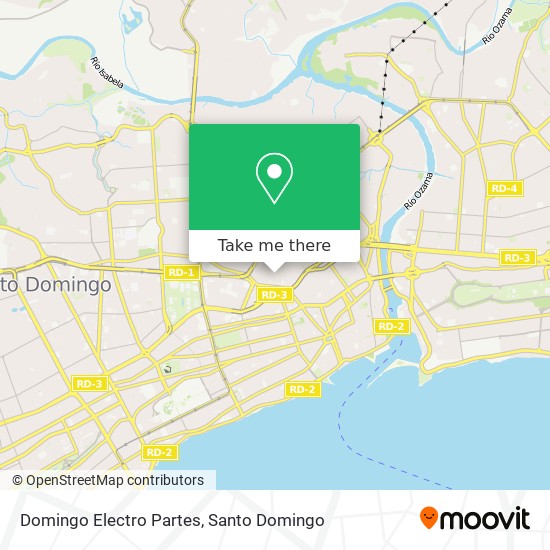Domingo Electro Partes map