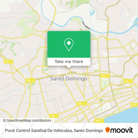 Ponit Control Satelital De Vehiculos map