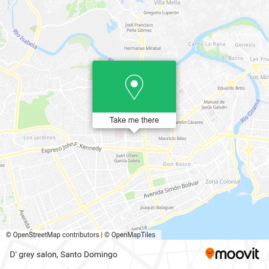 Mapa de D' grey salon