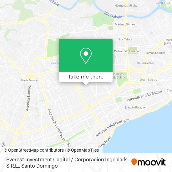 Everest Investment Capital / Corporación Ingeniark S.R.L. map