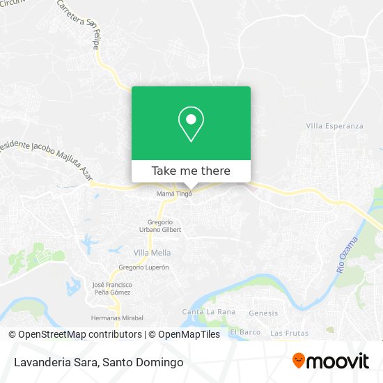 Lavanderia Sara map