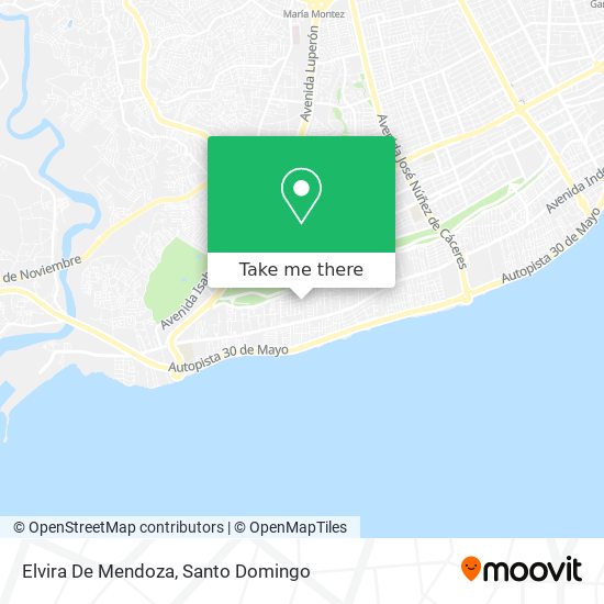 Elvira De Mendoza map