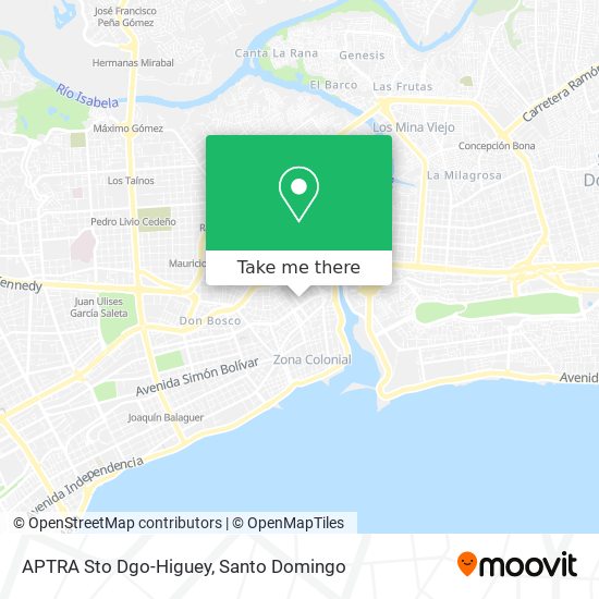 Mapa de APTRA Sto Dgo-Higuey