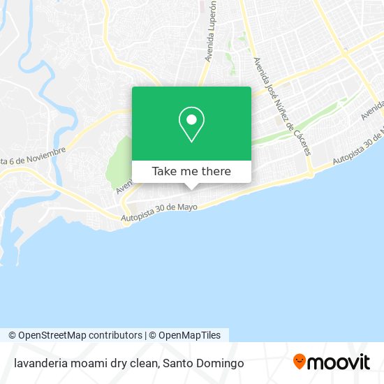 lavanderia moami dry clean map