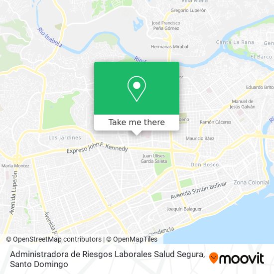 Administradora de Riesgos Laborales Salud Segura map