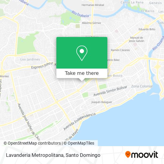 Lavanderia Metropolitana map