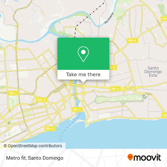 Metro fit map