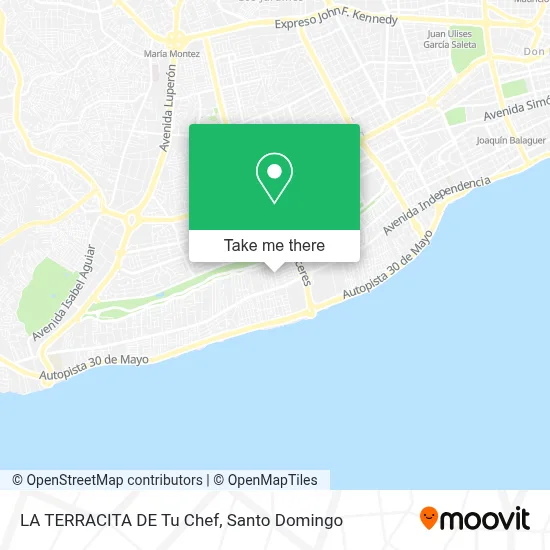 LA TERRACITA DE Tu Chef map