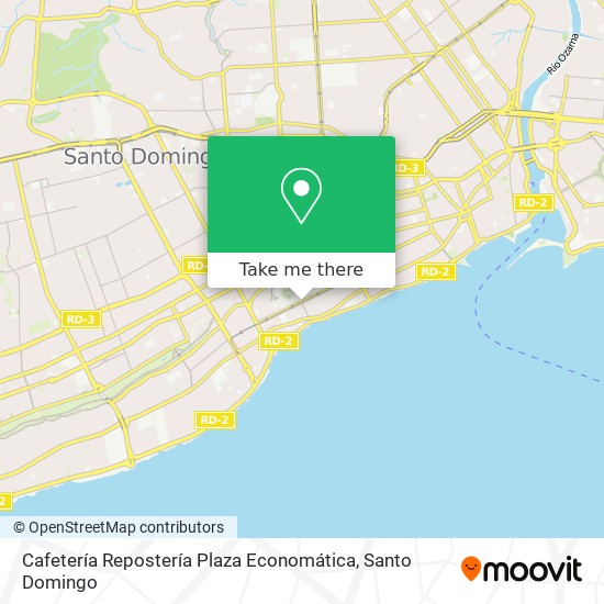 Mapa de Cafetería Repostería Plaza Economática