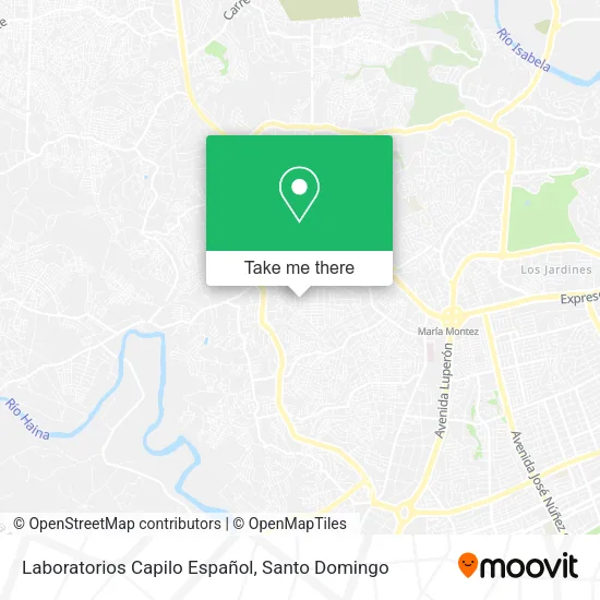 Mapa de Laboratorios Capilo Español