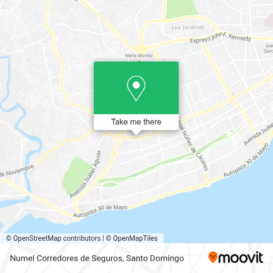 Numel Corredores de Seguros map